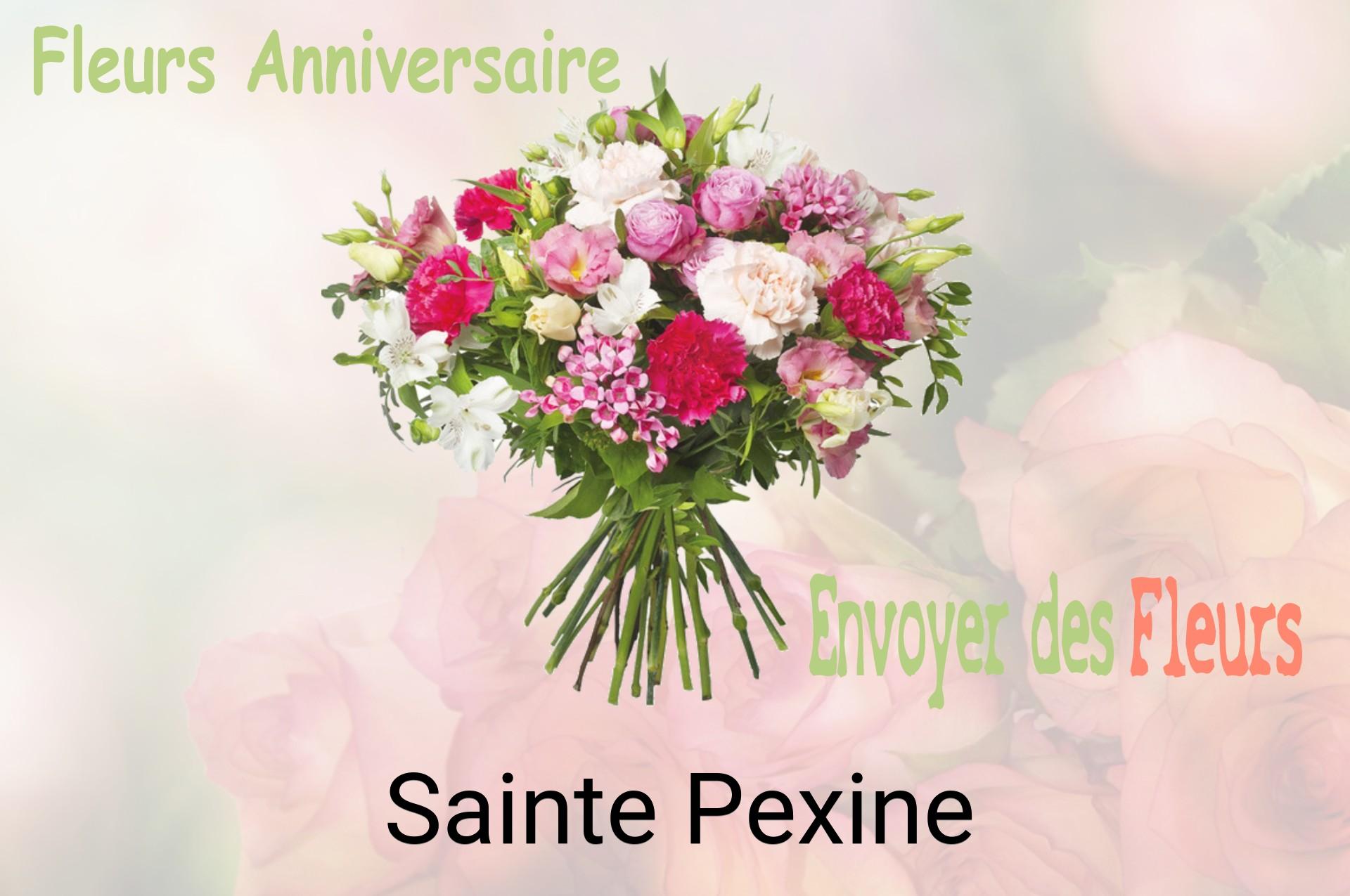Bouquet de fleurs d’anniversaire livré à Sainte-Pexine
