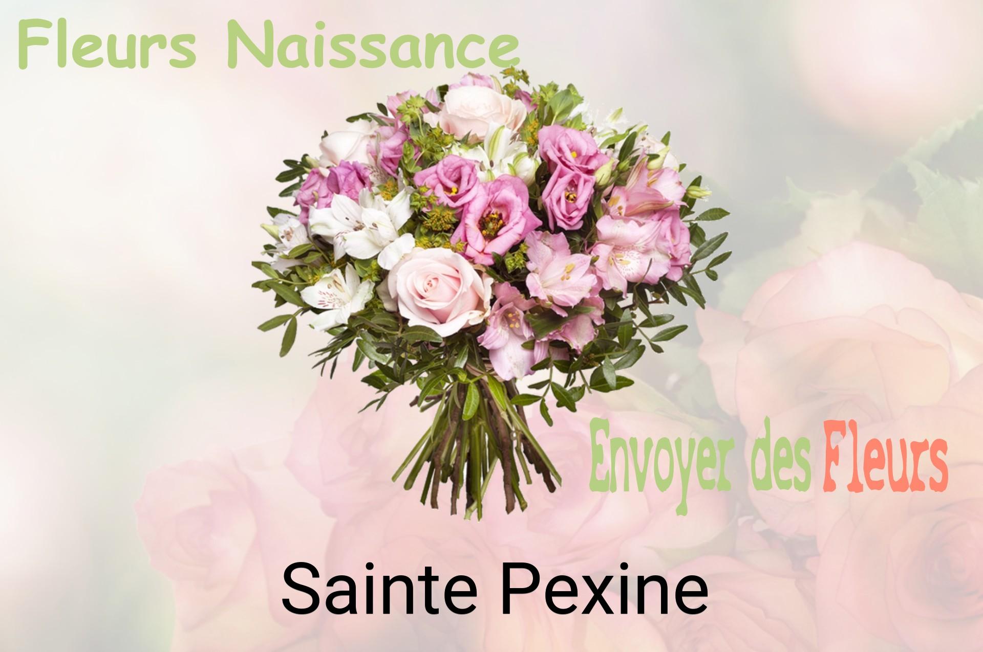 Bouquet de fleurs de naissance livré à Sainte-Pexine