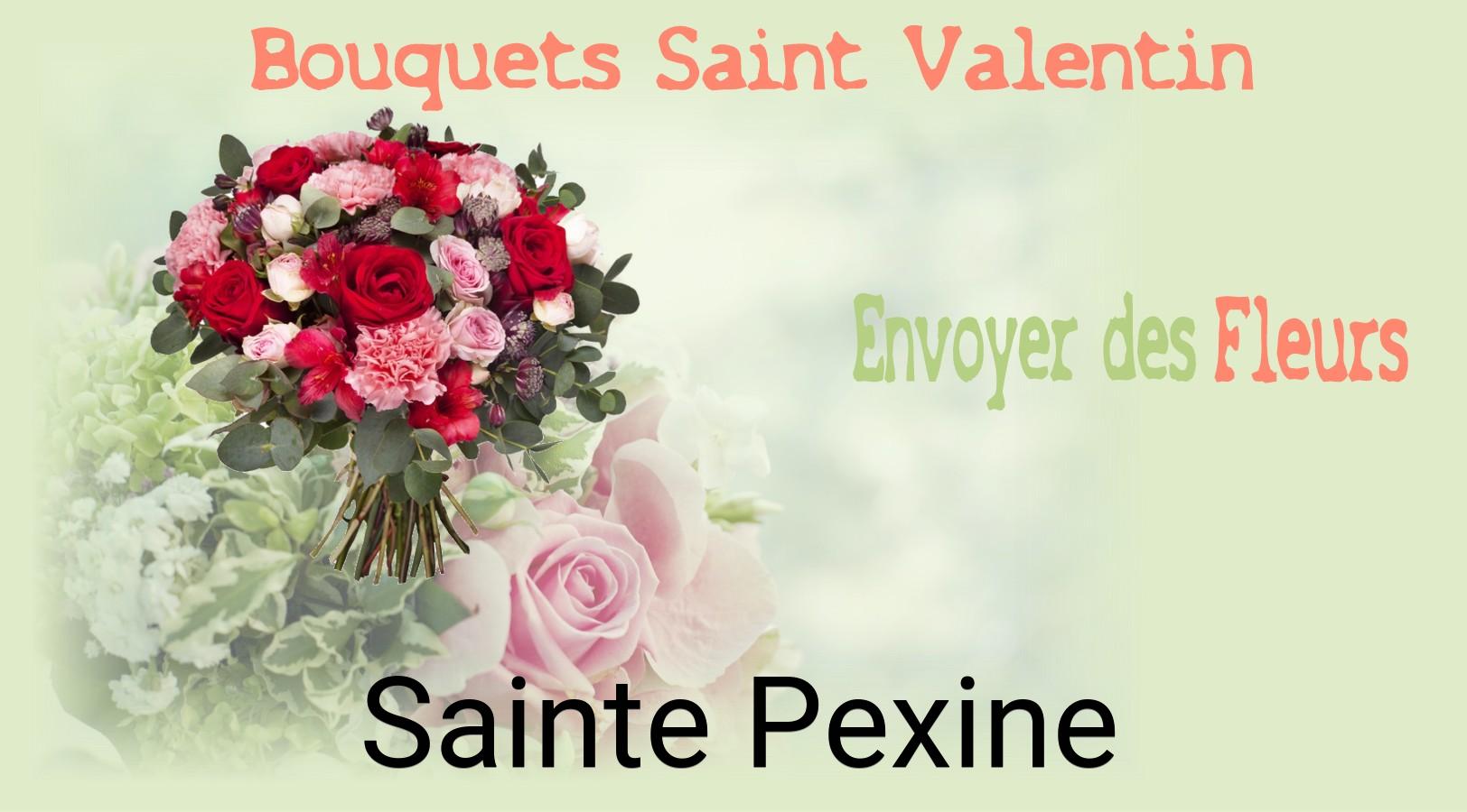 Roses de Saint-Valentin livrées à Sainte-Pexine